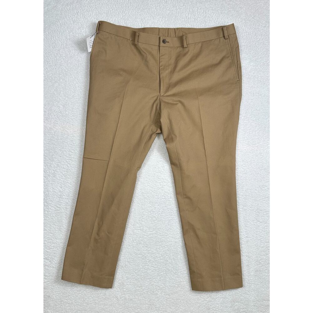 Indochino Men’s Khaki Cotton Pants 42”‎ Waist Slim Fit 27.5” Inseam New w/ Tag